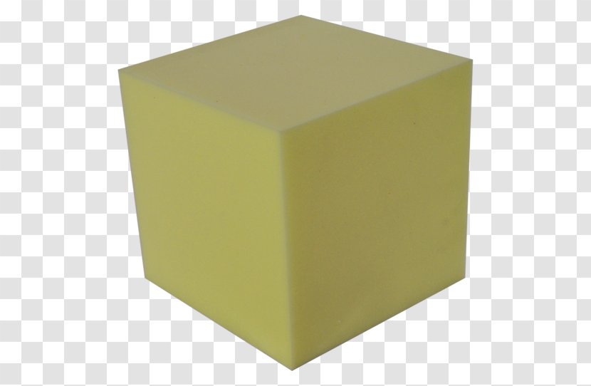 Rectangle - Yellow - High Elasticity Foam Transparent PNG