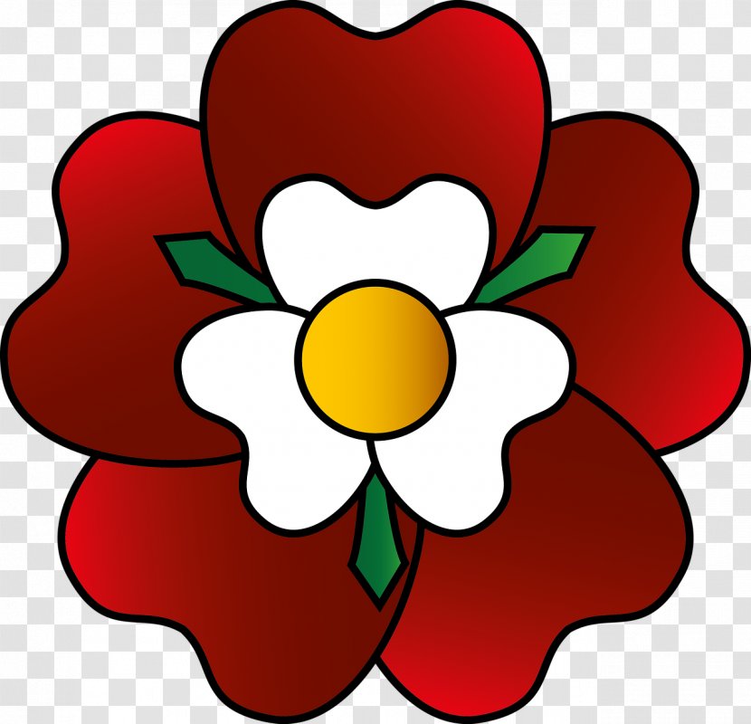 Wars Of The Roses Clip Art England Tudor Rose - Artwork Transparent PNG