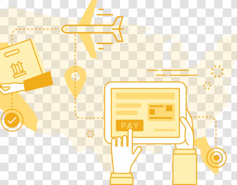 Yellow Product Design Brand Pattern - Categories Ecommerce Transparent PNG