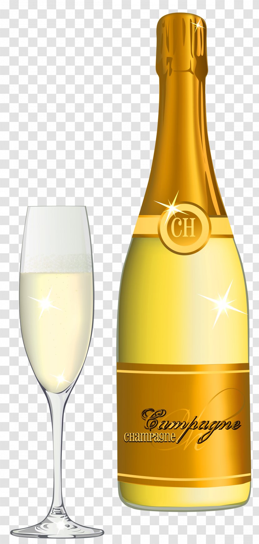 White Wine Champagne Glass - Cup Transparent PNG