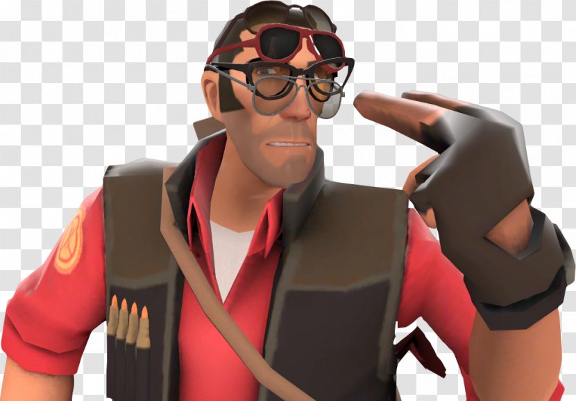 Team Fortress 2 Goggles Video Game Valve Corporation Glasses - Hand - Pokemon Transparent PNG