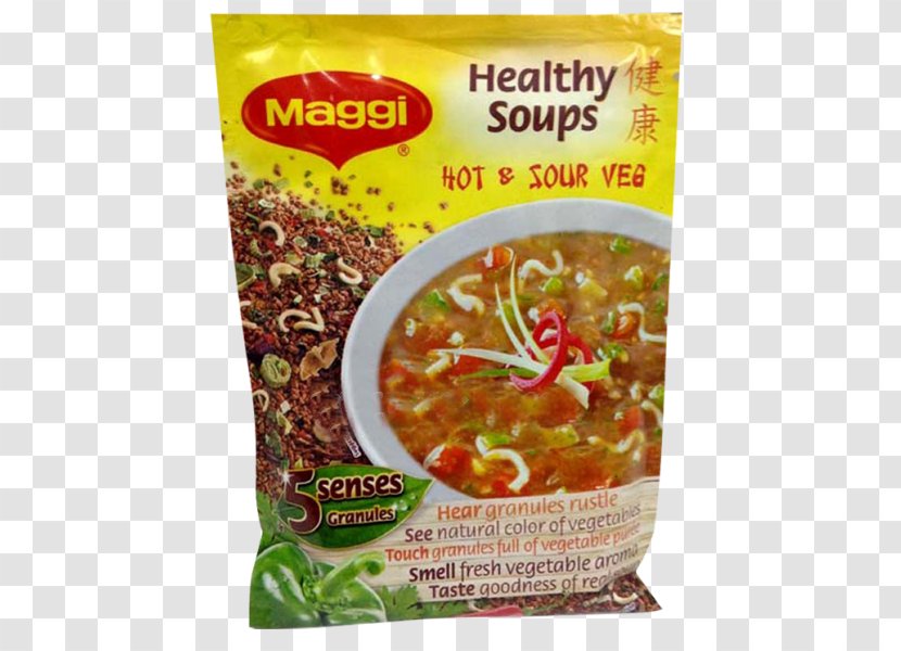 Vermicelli Mixed Vegetable Soup Vegetarian Cuisine Hot And Sour Maggi - Convenience Transparent PNG