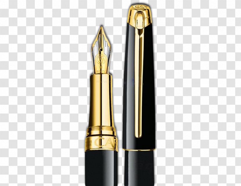 Pens Caran D'Ache Fountain Pen Gold - Plating Transparent PNG