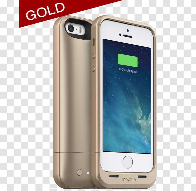 IPhone 5s Battery Charger SE Mophie - Mobile Device - Apple Transparent PNG
