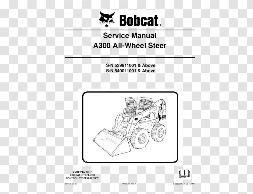 Skid-steer Loader Bobcat Company Owner's Manual Product Manuals - Maintenance - Excavator Transparent PNG