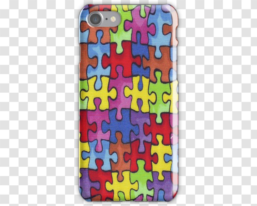 Square Meter Mobile Phone Accessories Pattern - Iphone - Puzzling Case Transparent PNG