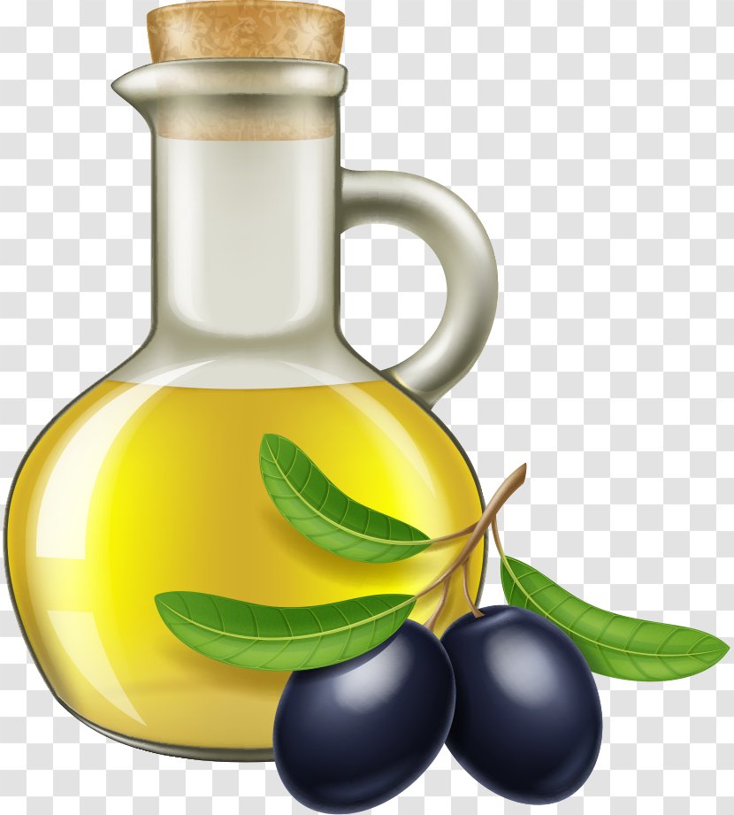 Olive Oyl Oil - Still Life Photography - Vector And Olives Transparent PNG