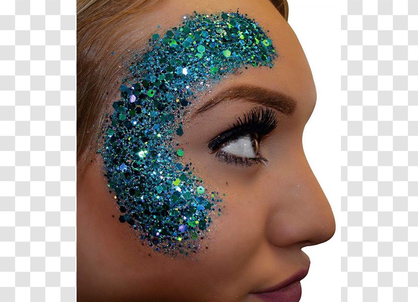 Stardust Glitter Eyelash Extensions Cosmetics Beauty - Eye Shadow - GLITTER LIPS Transparent PNG