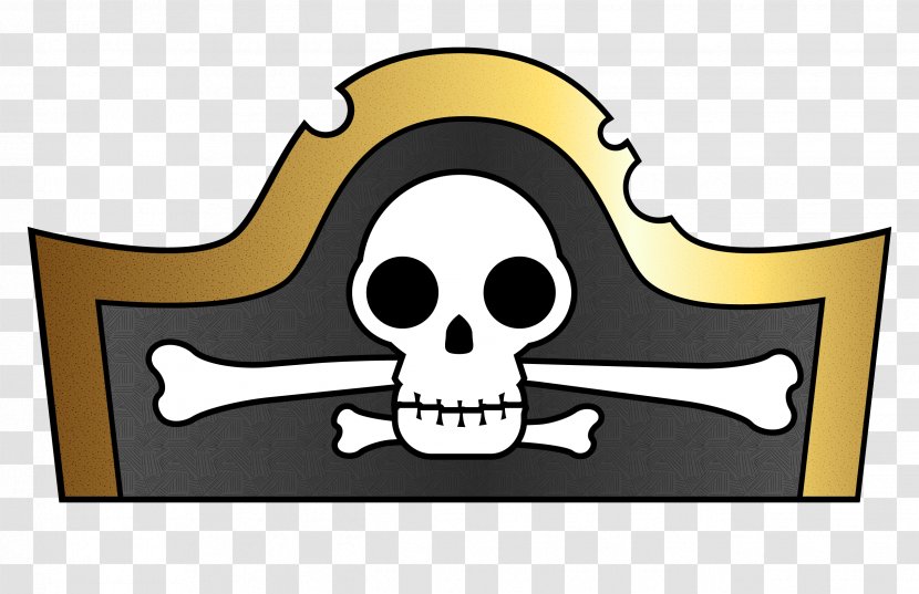 Captain Hook Hat Piracy Template Clip Art - Pirate Cliparts Transparent PNG