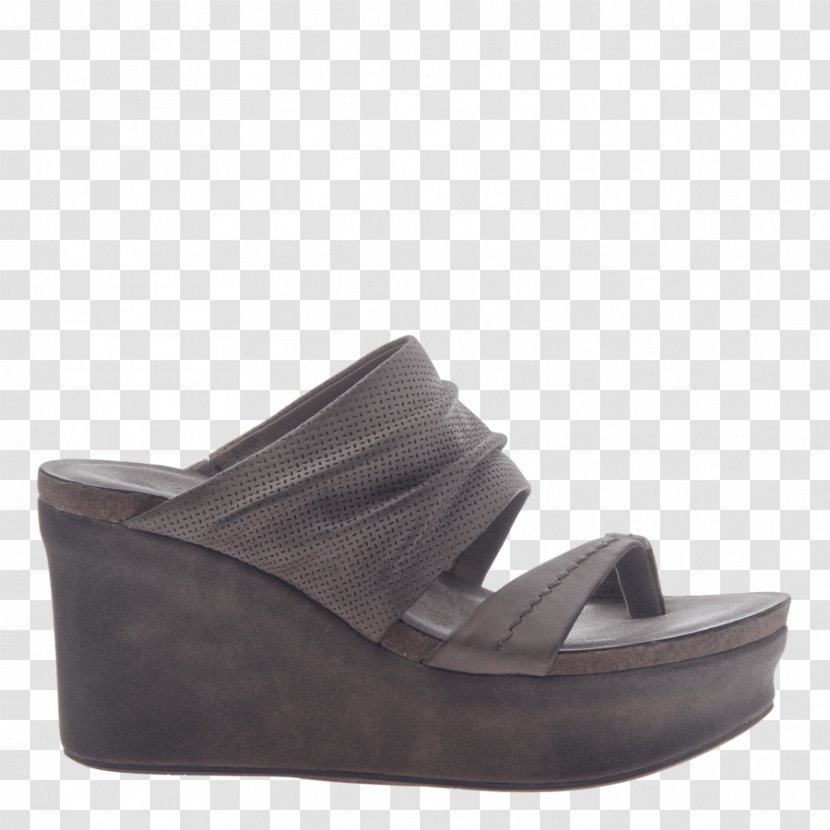 Wedge Sandal Slip-on Shoe OTBT Truckage Women's Open Toe Bootie - Woman Transparent PNG