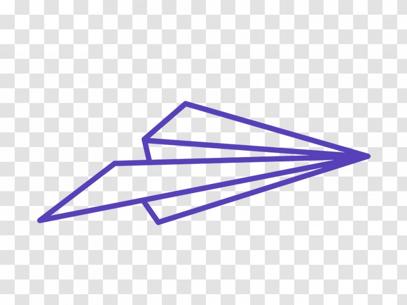 Line Triangle Point - Purple Transparent PNG