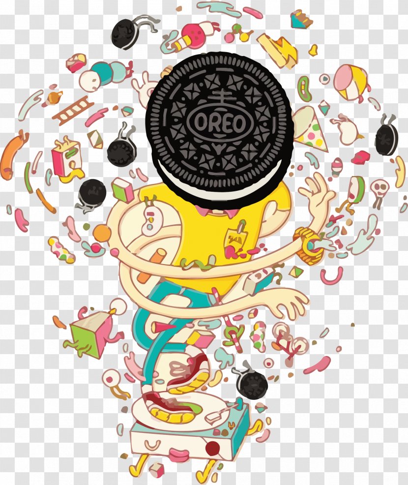 Advertising Agency Illustrator Oreo Illustration - Fcb - Cookies Transparent PNG