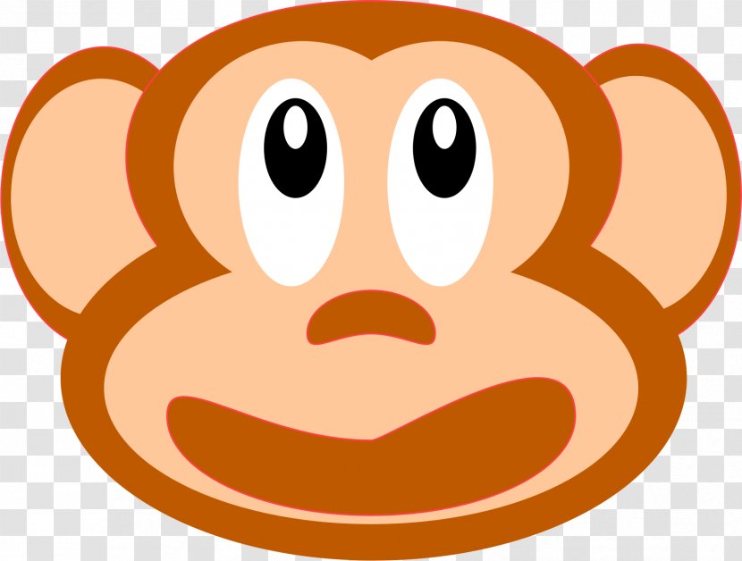 Snout Ape Curious George Clip Art Chimpanzee - Monkey Transparent PNG