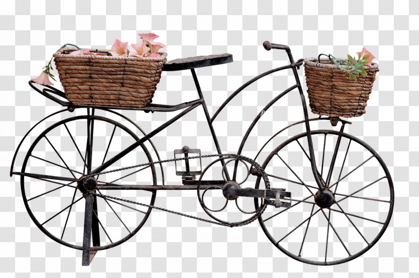 Bicycle Baskets Cycling Clip Art - Wheels Transparent PNG