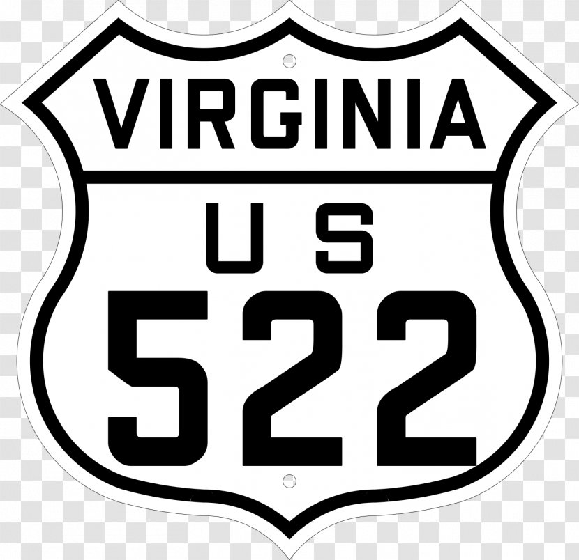 U.S. Route 66 Logo Uniform Arizona Brand - Black And White - Craft Magnets Transparent PNG