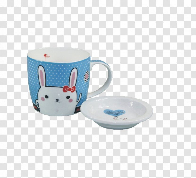 Coffee Cup European Rabbit - Mug Transparent PNG
