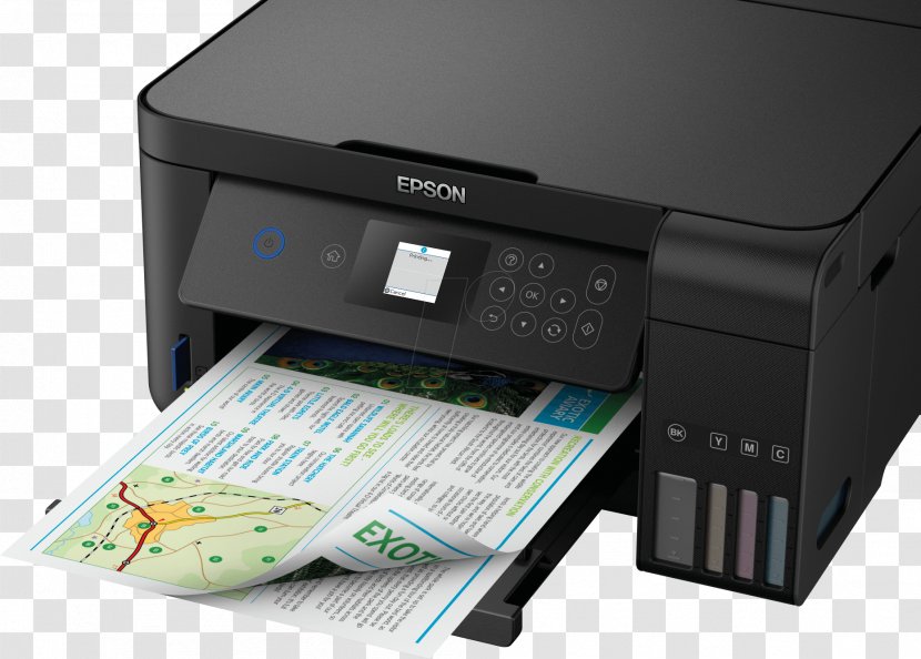 Inkjet Printing Multi-function Printer Epson Transparent PNG