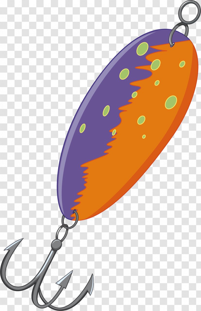 Fishing Baits & Lures Fish Hook Clip Art - Spinnerbait - Cartoon Ribbon Vector Transparent PNG