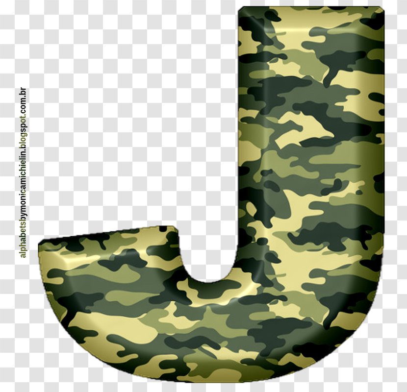 Military Camouflage Letter - Militar Transparent PNG