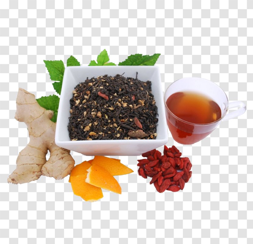 Green Tea Oolong Dianhong Organic Food - Heart Transparent PNG