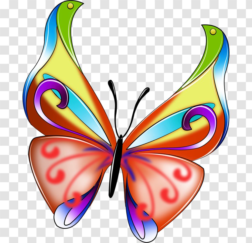 Butterfly Clip Art - Moths And Butterflies - Colorful Transparent PNG
