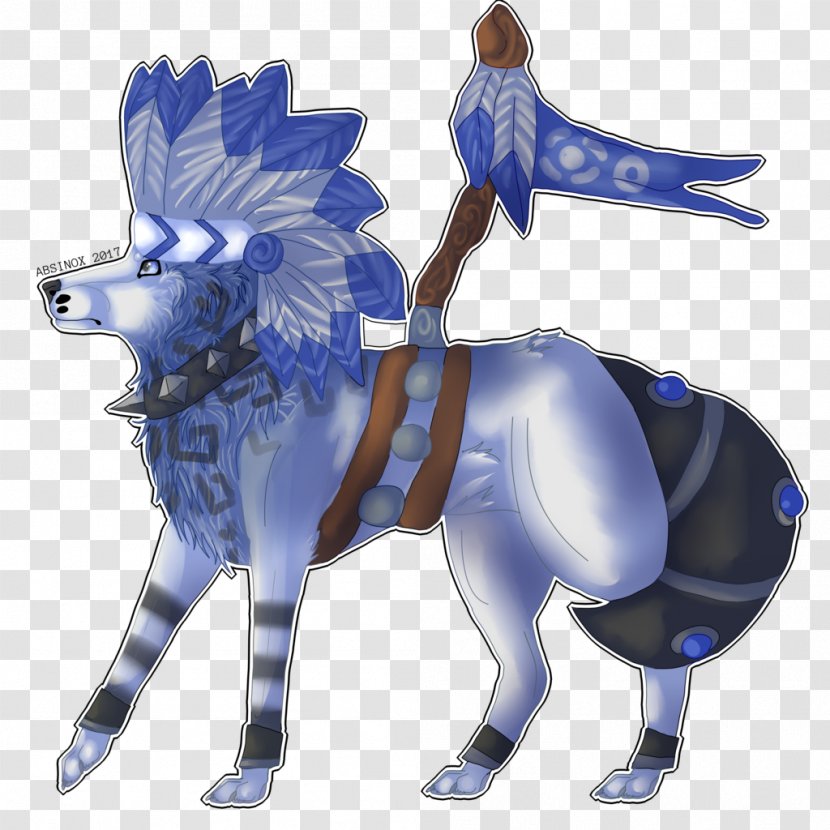 Horse Cobalt Blue Animal Figurine - Legendary Creature Transparent PNG