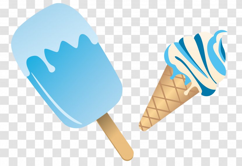 Ice Cream Cone Pop - Sticker - Vector Transparent PNG