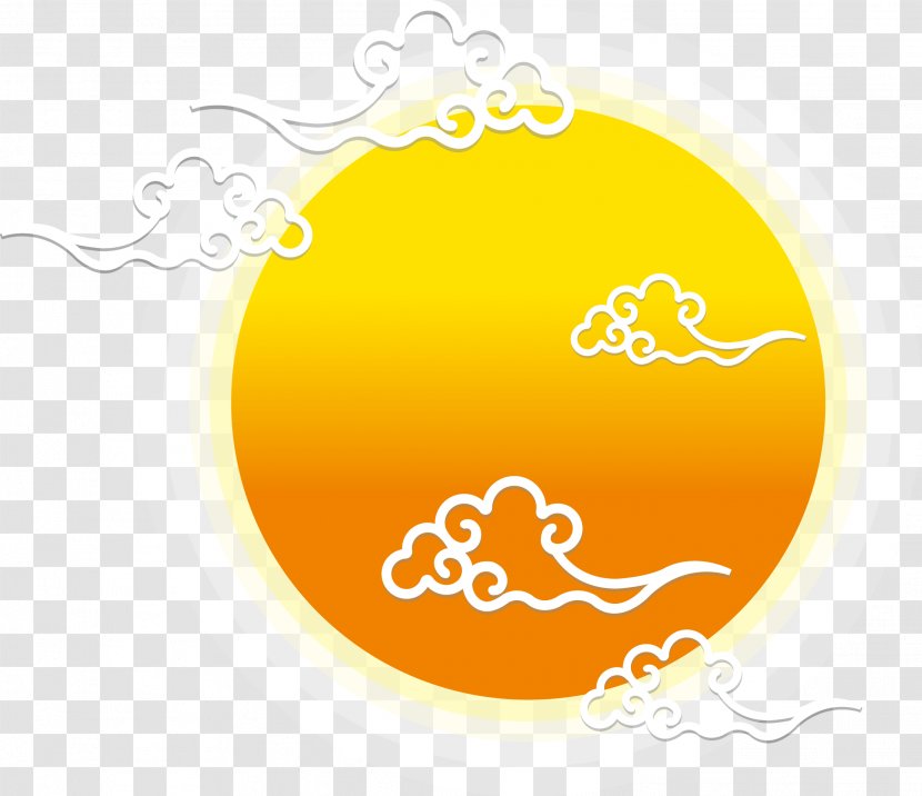 Line - Brand - Clouds Sun Chinese Wind Vector Transparent PNG