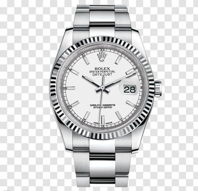 Rolex Datejust Submariner Watch Bezel - Metal - Silver Male Table Transparent PNG