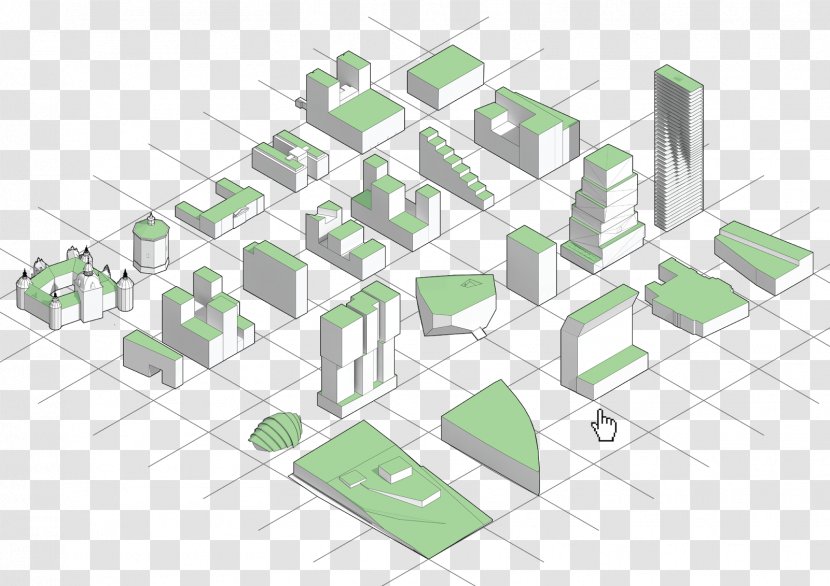 Urban Design Line - Green - Sustainable City Transparent PNG