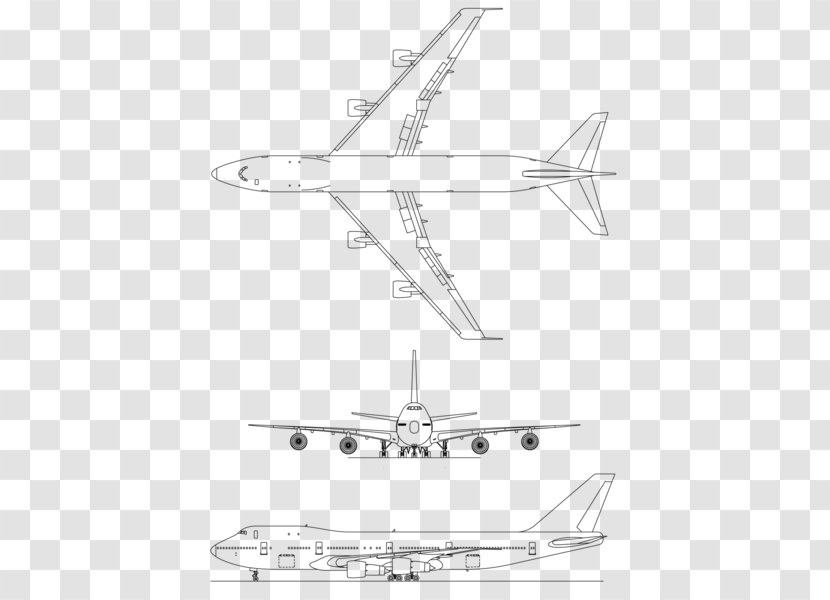 Boeing 747-100 Airplane 707 747-8 - Narrow Body Aircraft Transparent PNG