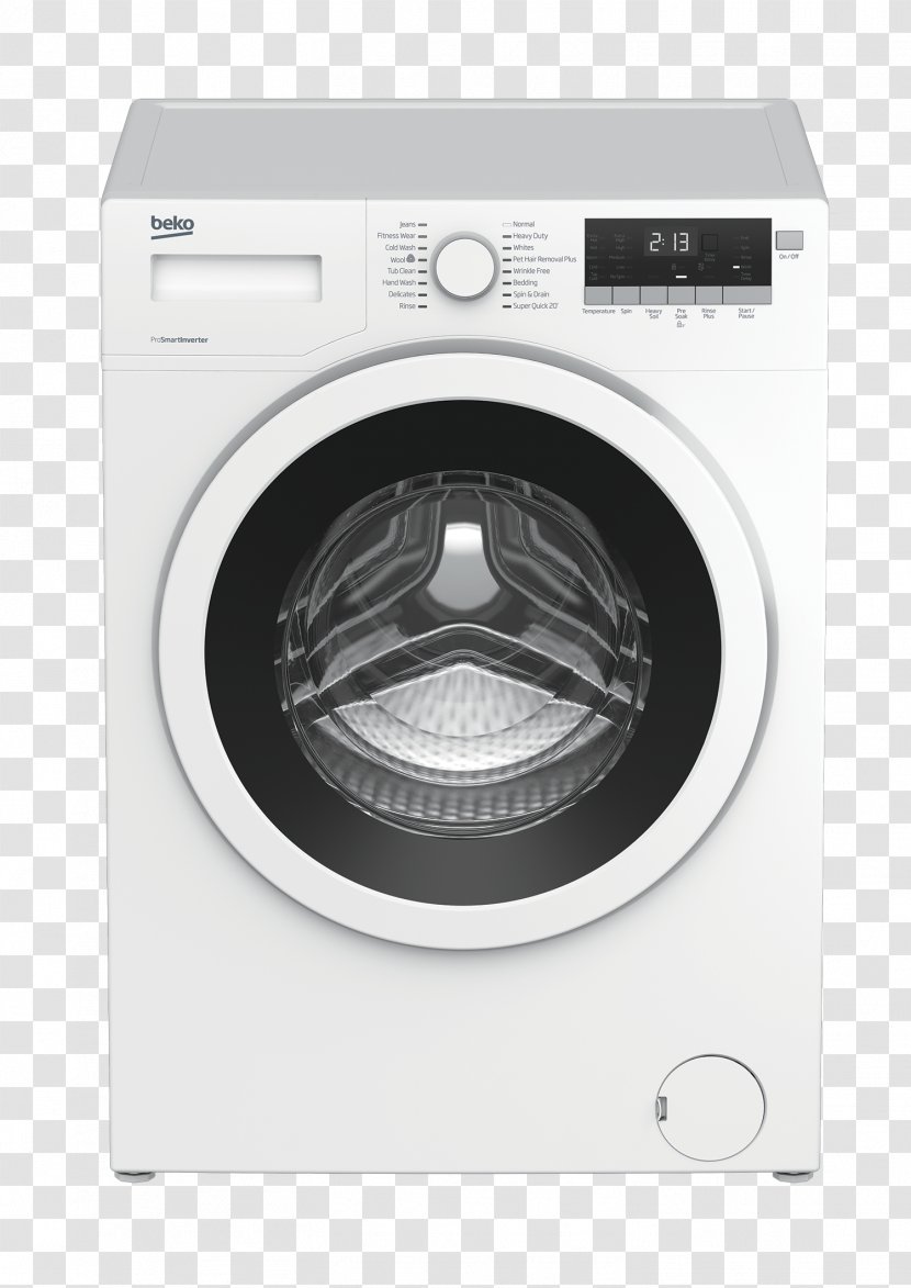 Washing Machines Clothes Dryer Beko Laundry Home Appliance - Machine - Combo Washer Transparent PNG