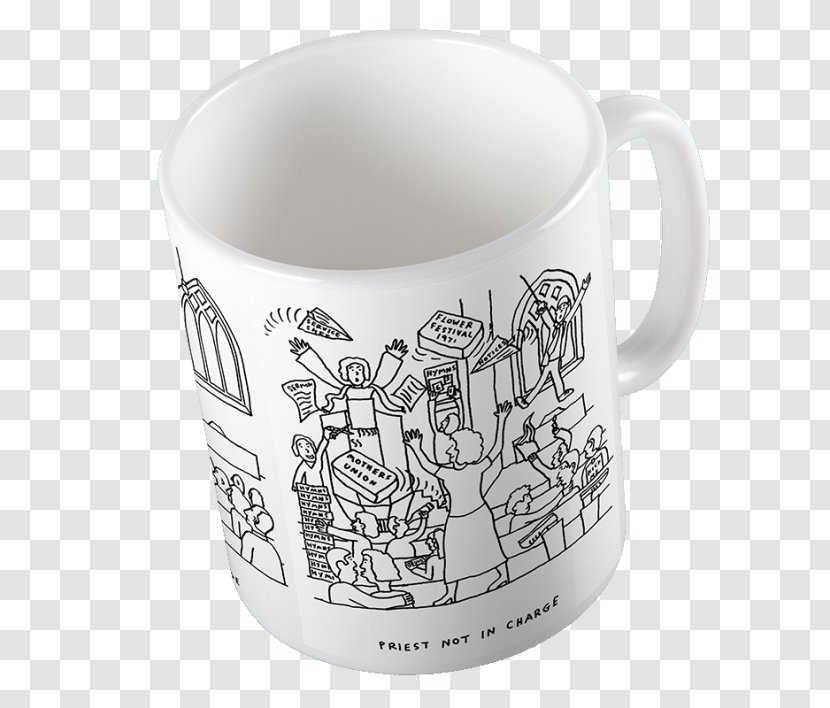 The Cycling Cartoonist: An Illustrated Guide To Life On Two Wheels Coffee Cup Heroes Of Rota: Even More Dave Walker Church Cartoons Mug Transparent PNG