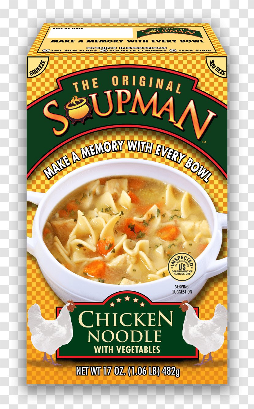 The Original Soupman Bisque Italian Cuisine Chicken Soup Corn Chowder - Junk Food Transparent PNG