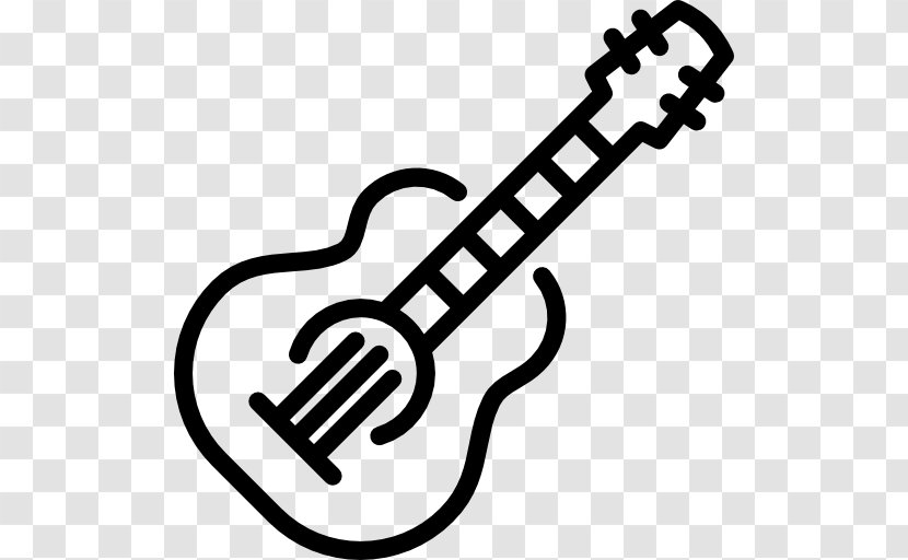 Musical Instruments Acoustic Guitar Sound - Silhouette Transparent PNG