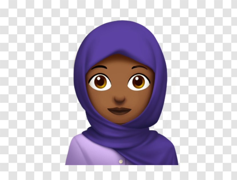 Apple World Emoji Day Hijab - Symbol Transparent PNG
