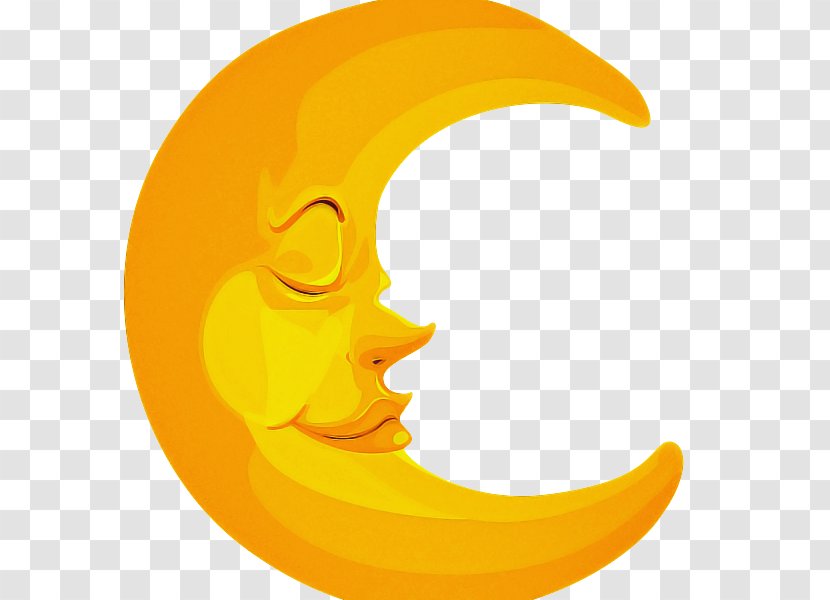 Moon Emoji - Emoticon - Art Logo Transparent PNG