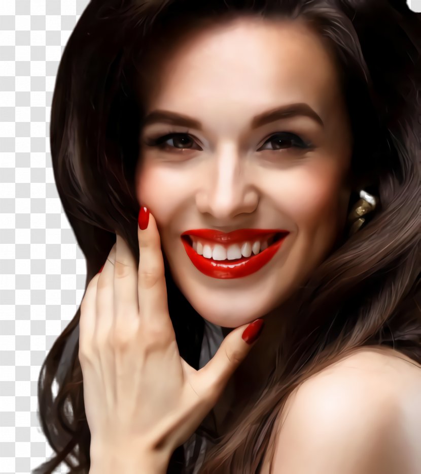 Hair Face Lip Skin Eyebrow - Chin Smile Transparent PNG
