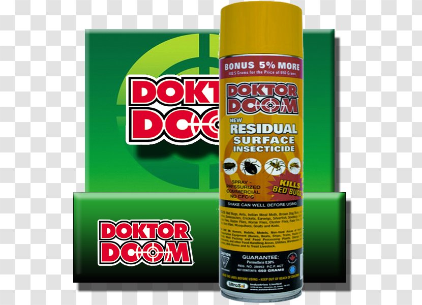 Doktor Doom House & Garden Insecticide Spray Total Release Fogger Spider Mite Knockout - Ornamental Plant - Houseplant Transparent PNG