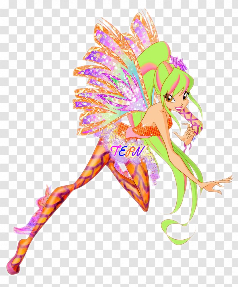 Stella Bloom Tecna Flora Winx Club - Fictional Character - Season 5Mudan Transparent PNG