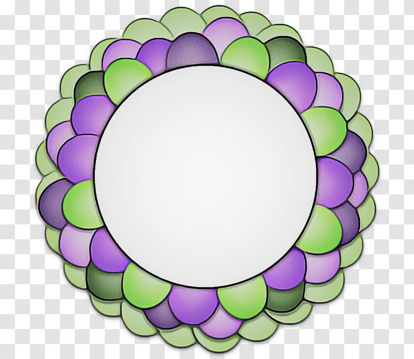 Floral Circle - Purple - Vitis Cornales Transparent PNG