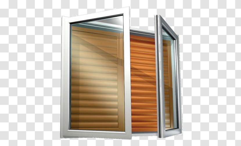 Window Blinds & Shades Chambranle Aluminium Door - Shade Transparent PNG