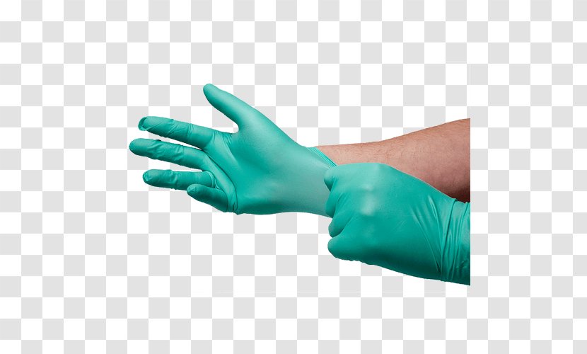 Medical Glove Luva De Segurança Nitrile Rubber Personal Protective Equipment - Disposable Transparent PNG