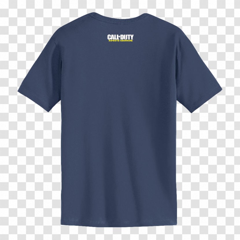 T-shirt Sleeve Neck Angle - Cobalt Blue - Back Plain Tshirt Transparent PNG