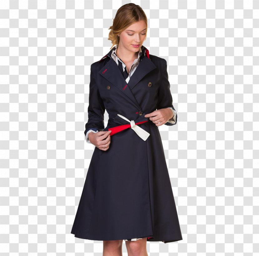 Dress Tommy Hilfiger Fashion Woman Décolletage - Trench Coat Transparent PNG