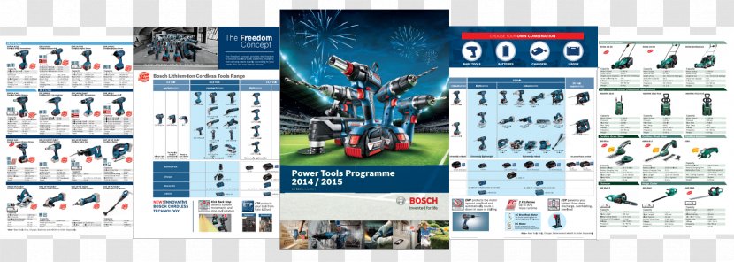 Robert Bosch GmbH Power Tools Lawn Mowers Augers - Catalog - Catalogue Transparent PNG