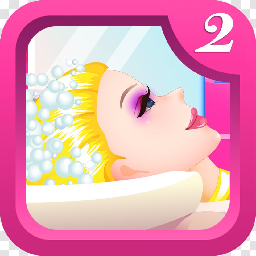 Hairdresser Challenge Games 2 Penalty Shooter Kids Wall Climbing Complete Makeup - Cartoon - Princess Hair SalonHairdressing Transparent PNG