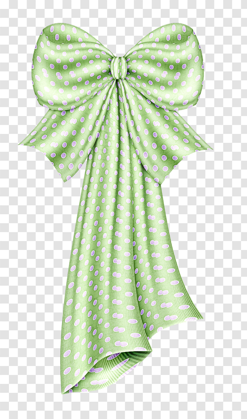Green Clothing Cover-up Silk Ribbon Transparent PNG