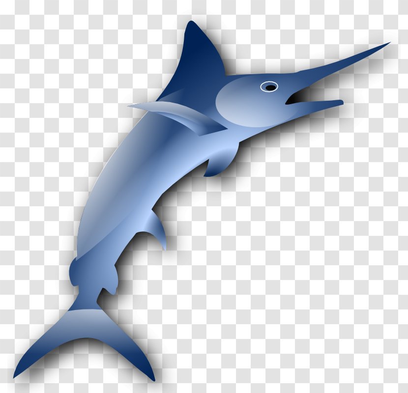 Marlin Swordfish Clip Art - Jumping Cliparts Transparent PNG
