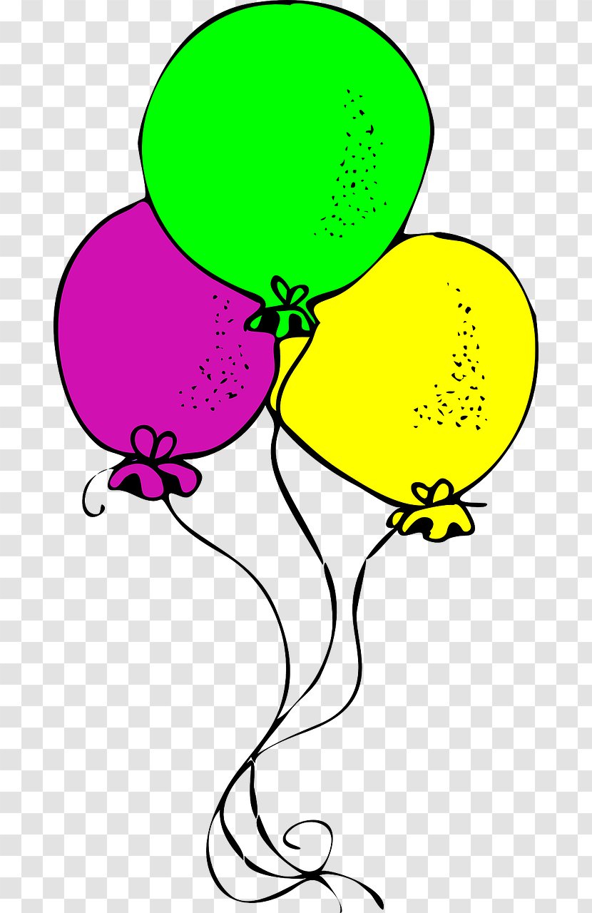 Balloon Party Birthday Clip Art - Area Transparent PNG